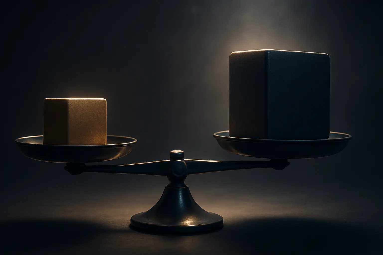 Render tridimensional de formas inventadas, en los colores de la publicación; acompaña a «Gold Casino vs Betano»